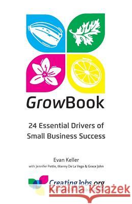 GrowBook: 24 Essential Drivers of Small Business Success Pettie, Jennifer 9780996721608 Creating Jobs Inc - książka