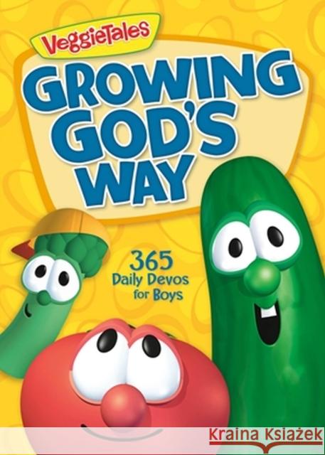 Growing God's Way: 365 Daily Devos for Boys VeggieTales 9781546003601 Little, Brown & Company - książka