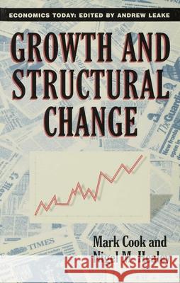 Growth and Structural Change M Cook 9780333569696  - książka