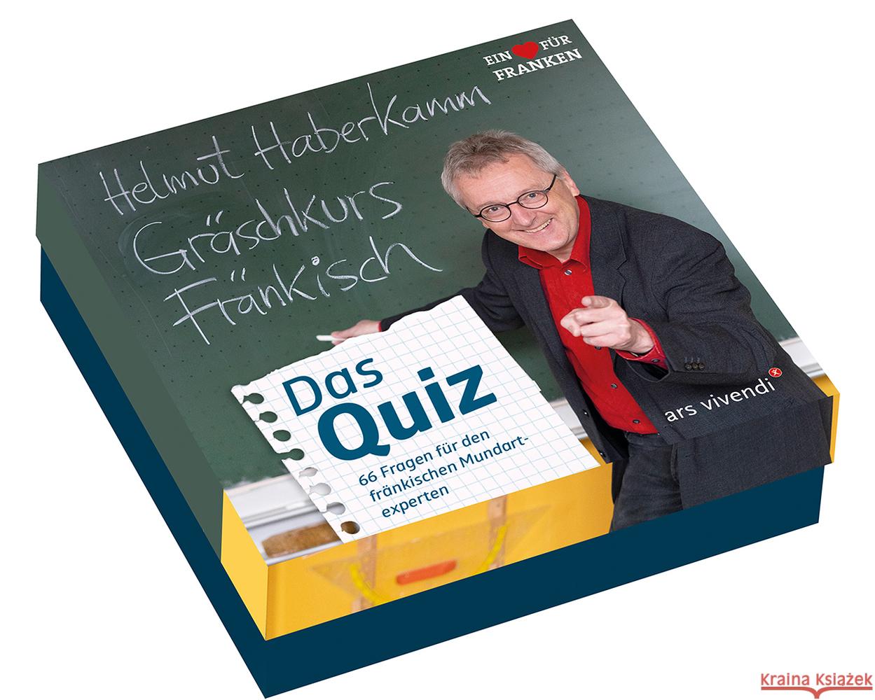 Gräschkurs Fränkisch - Das Quiz (Spiel) Haberkamm, Helmut 4250364119047 ars vivendi - książka