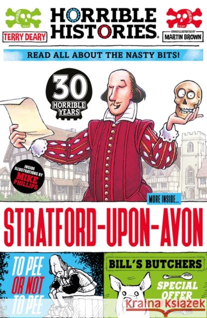 Gruesome Guide to Stratford-upon-Avon (newspaper edition) Terry Deary 9780702325144 Scholastic - książka