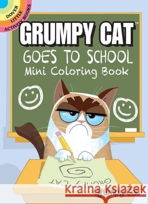 Grumpy Cat Goes to School Mini Coloring Book John Kurtz 9780486819600 Dover Publications - książka