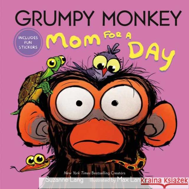 Grumpy Monkey Mom for a Day: Includes Fun Stickers Max Lang 9780593709313 Random House Studio - książka