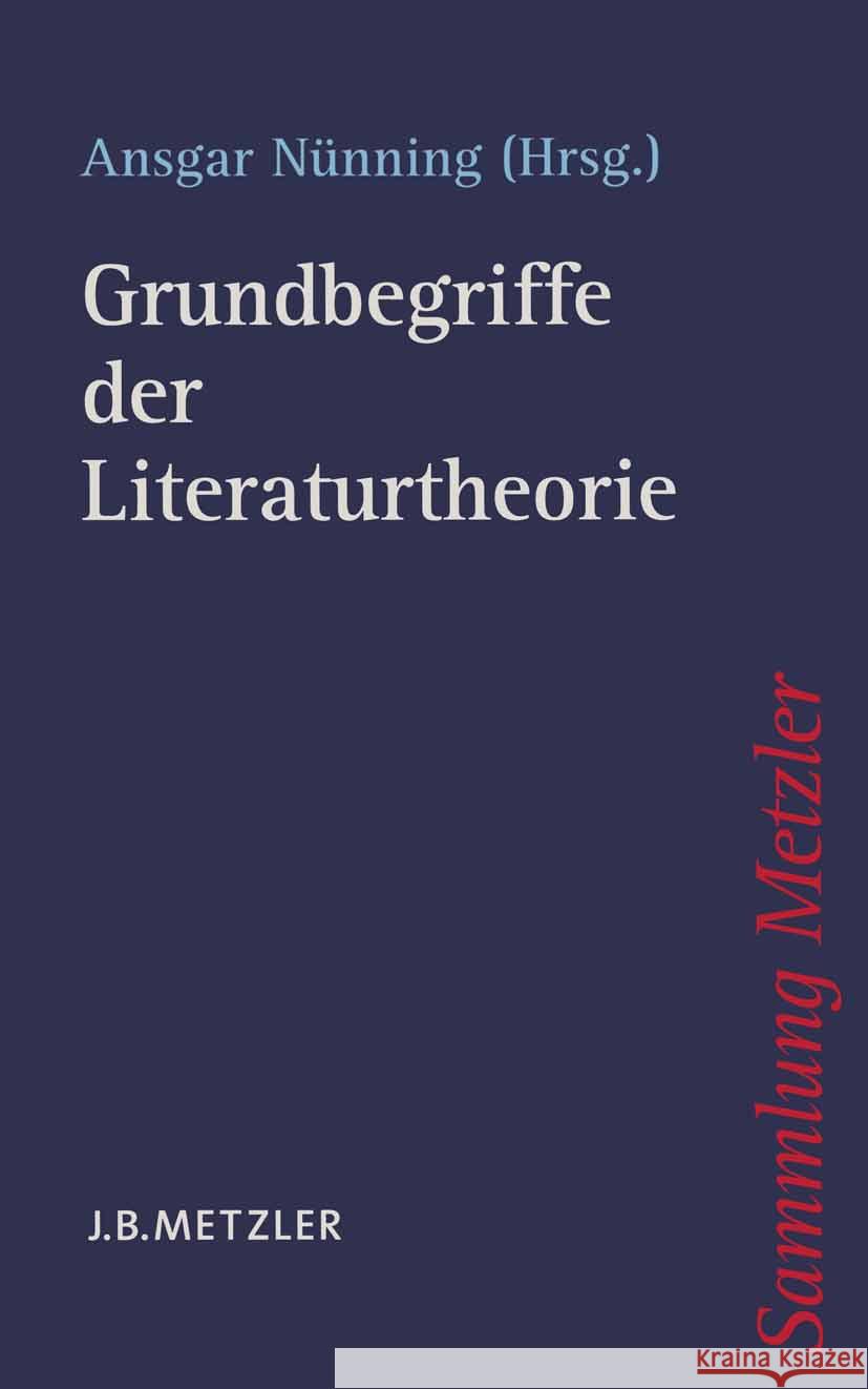 Grundbegriffe der Literaturtheorie  9783476988683 J.B. Metzler - książka