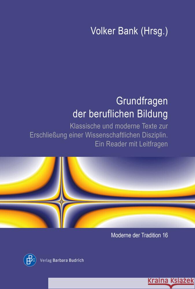 Grundfragen der beruflichen Bildung  9783847427537 Verlag Barbara Budrich - książka