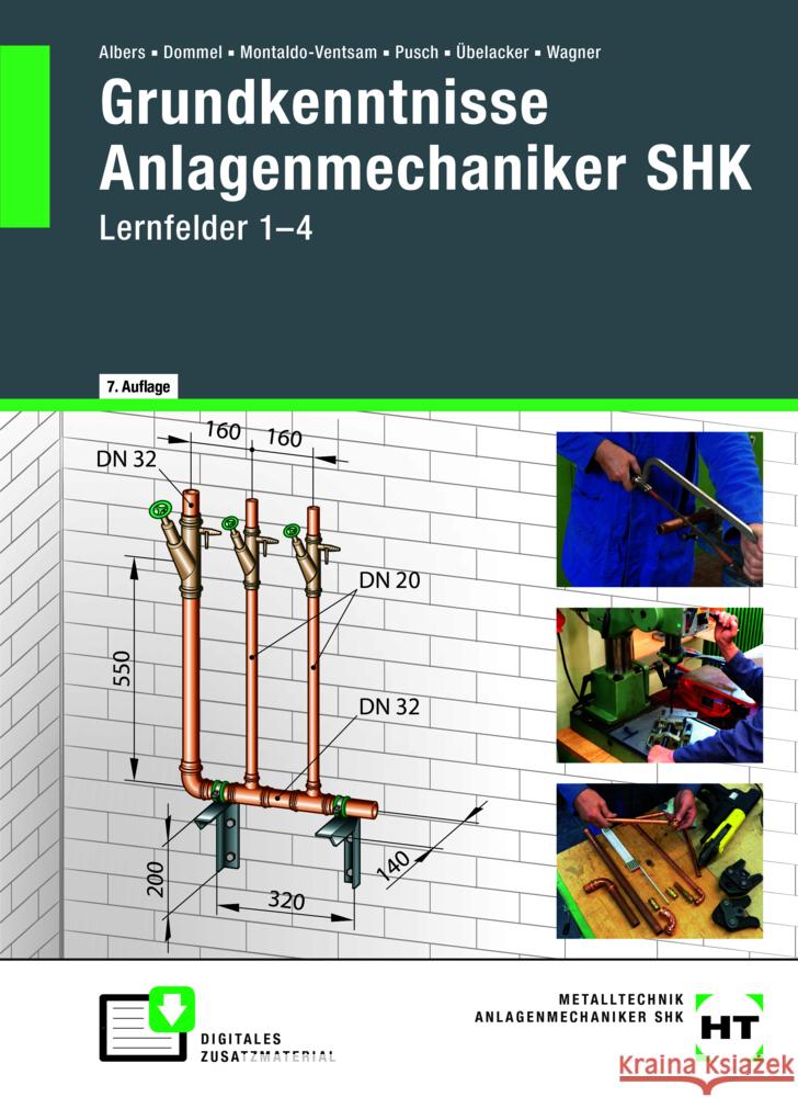 Grundkenntnisse Anlagenmechaniker SHK Wagner, Josef, Übelacker, Eugen, Pusch, Peter 9783582281715 Handwerk und Technik - książka