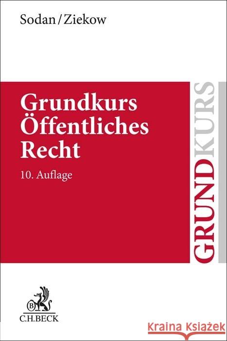 Grundkurs Öffentliches Recht Sodan, Helge, Ziekow, Jan 9783406798382 Beck Juristischer Verlag - książka