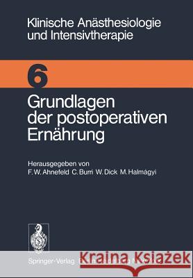 Grundlagen Der Postoperativen Ernährung: Workshop Mai 1974 Ahnefeld, F. W. 9783540072096 Not Avail - książka