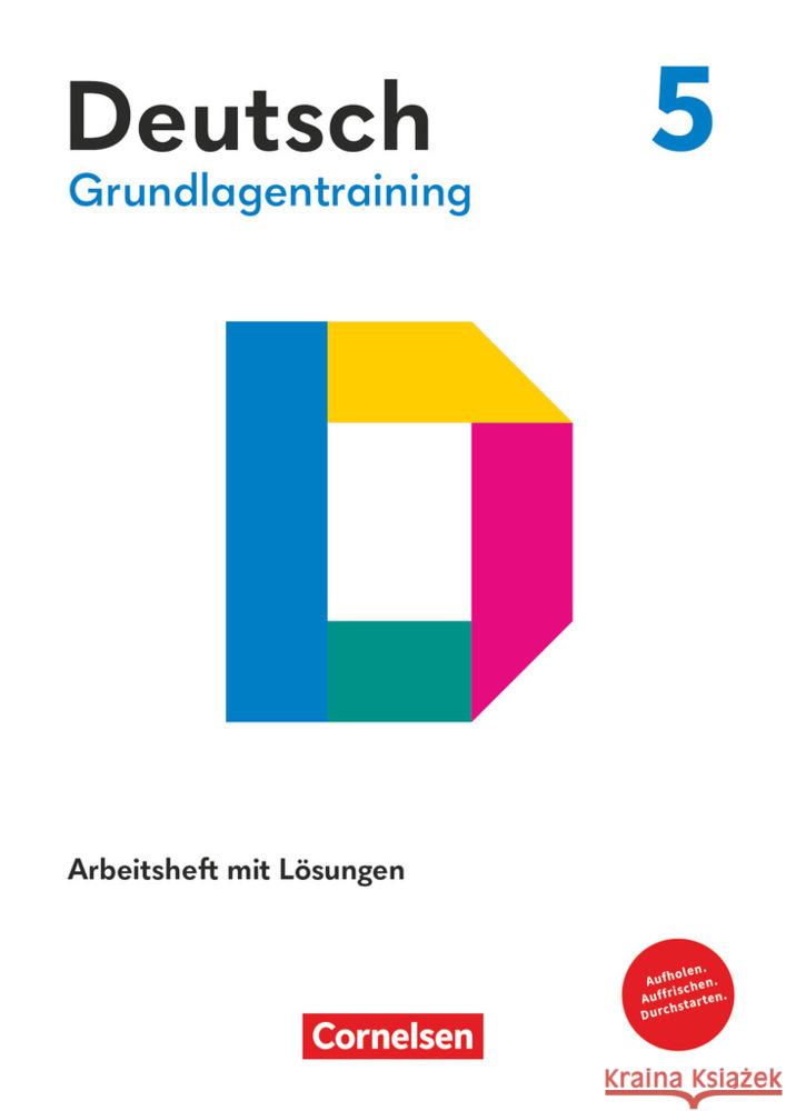 Grundlagentraining Deutsch - Sekundarstufe I - 5. Schuljahr Fulde, Agnes, Kowoll, Annet, Leonis, Margarethe 9783060610174 Cornelsen Verlag - książka