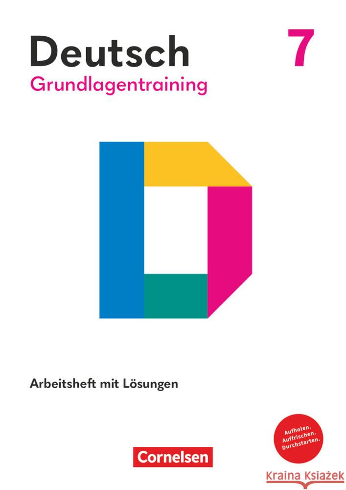 Grundlagentraining Deutsch - Sekundarstufe I - 7. Schuljahr Fulde, Agnes, Leonis, Margarethe, Stüber, Mechthild 9783060610198 Cornelsen Verlag - książka