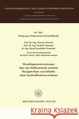 Grundlagenuntersuchungen Über Den Stoffaustausch Zwischen Flüssigem Eisen Und Schlacke Beim Sprühraffinationsverfahren Wenzel, Werner 9783531025612 Vs Verlag Fur Sozialwissenschaften - książka