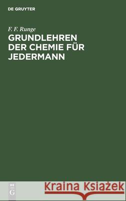 Grundlehren der Chemie für Jedermann No Contributor 9783111115337 De Gruyter - książka