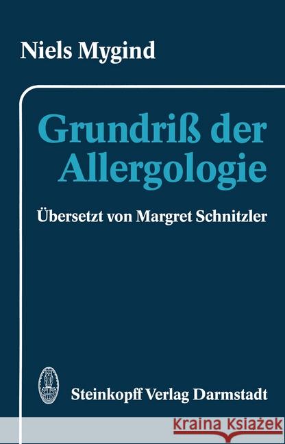 Grundriß Der Allergologie Mygind, N. 9783798507647 Not Avail - książka