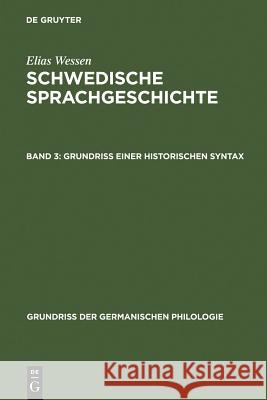 Grundriß Einer Historischen Syntax Öhmann, Suzanne 9783110063639 Walter de Gruyter - książka