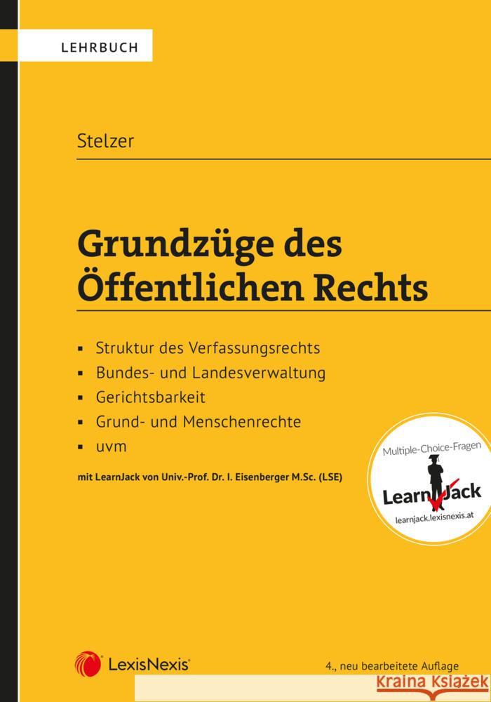 Grundzüge des Öffentlichen Rechts Stelzer, Manfred; Eisenberger, Iris 9783700773979 LexisNexis Österreich - książka