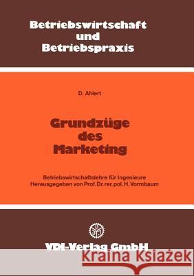 Grundzüge Des Marketing Vormbaum, Herbert 9783540623656 Springer, Berlin - książka