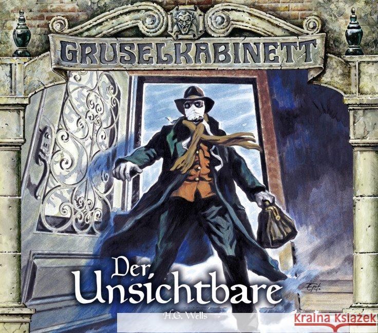 Gruselkabinett - Der Unsichtbare, 2 Audio-CDs Wells, H. G. 9783785754481 Bastei Lübbe - książka