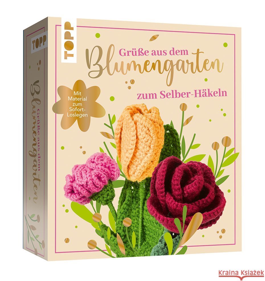Grüße aus dem Blumengarten. Zum Selber-Häkeln Konrad, Esther 4007742187538 Frech - książka