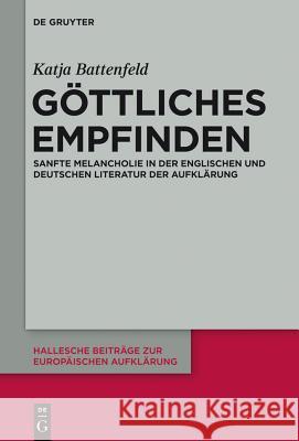 Göttliches Empfinden Katja Battenfeld 9783110307245 De Gruyter - książka