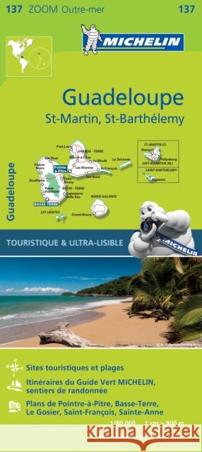 Guadeloupe - Zoom Map 137: Map  9782067224506 Michelin Editions des Voyages - książka