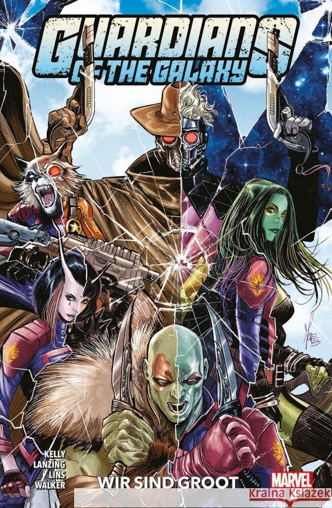 Guardians of the Galaxy - Neustart (2. Serie) Lanzing, Jackson, Lins, Alex, Kelly, Collin 9783741636561 Panini Manga und Comic - książka