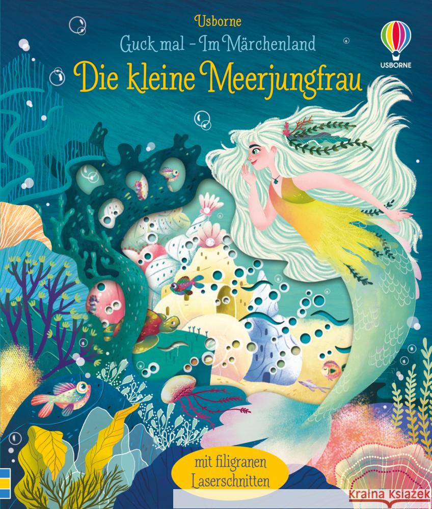 Guck mal - Im Märchenland: Die kleine Meerjungfrau Milbourne, Anna 9781789418897 Usborne Verlag - książka