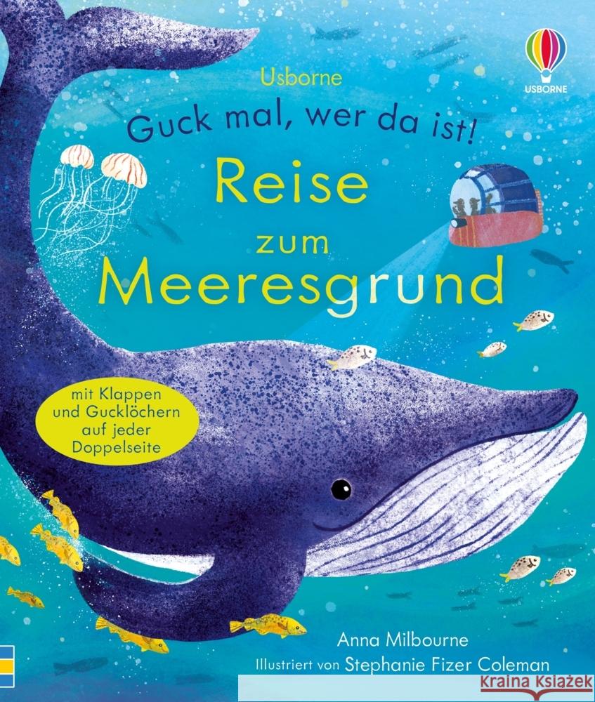 Guck mal, wer da ist! Reise zum Meeresgrund  9781035701513 Usborne Verlag - książka