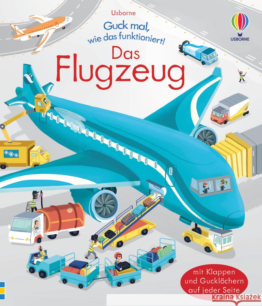 Guck mal, wie das funktioniert! Das Flugzeug Bryan, Lara 9781789416565 Usborne Verlag - książka