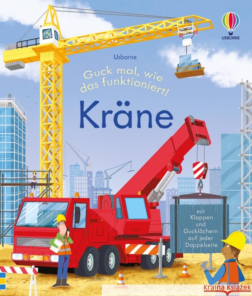 Guck mal, wie das funktioniert! Kräne  9781035701490 Usborne Verlag - książka