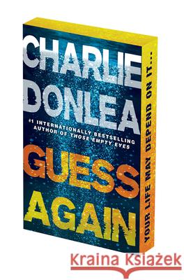 Guess Again: Deluxe Stenciled Edges Charlie Donlea 9781496753977 Kensington Publishing Corporation - książka