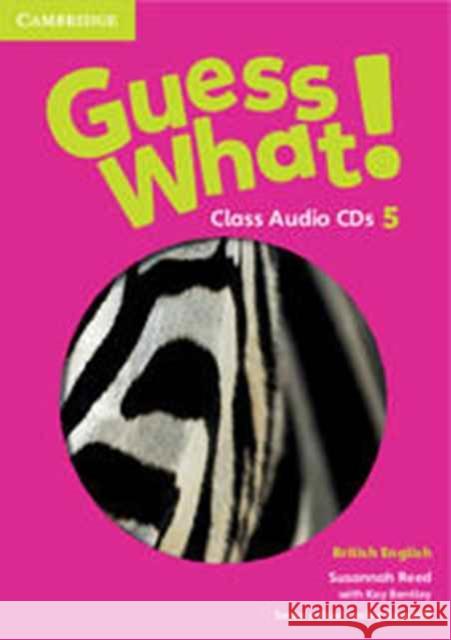 Guess What! Level 5 Class Audio CDs British English Reed Susannah Bentley Kay 9781107545472 Cambridge University Press - książka