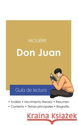 Guía de lectura Don Juan de Molière (análisis literario de referencia y resumen completo) Molière 9782759307128 Paideia Educacion - książka