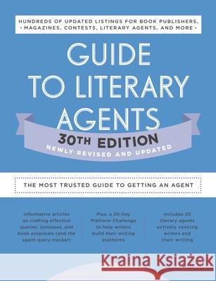 Guide to Literary Agents 30th Edition: The Most Trusted Guide to Getting Published Writer's Digest Books 9780593332092 Writer's Digest Books - książka