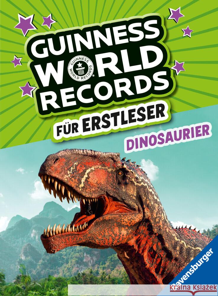 Guinness World Records für Erstleser - Dinosaurier (Rekordebuch zum Lesenlernen)  9783473462209 Ravensburger Verlag - książka