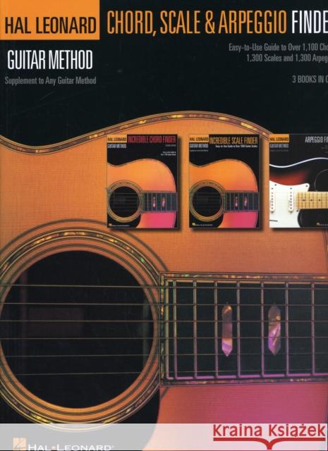 Guitar Chord, Scale & Arpeggio Finder Hal Leonard Publishing Corporation 9781617740145 Hal Leonard Corporation - książka