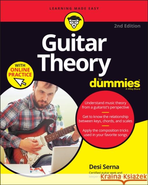 Guitar Theory For Dummies with Online Practice Desi Serna 9781119842972 John Wiley & Sons Inc - książka