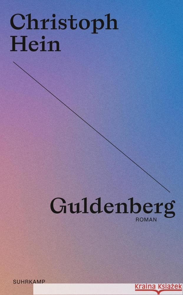 Guldenberg Hein, Christoph 9783518473962 Suhrkamp - książka