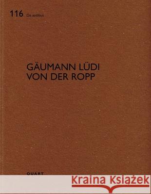 G?umann L?di Von Der Ropp Heinz Wirz 9783037613573 Quart Publishers - książka