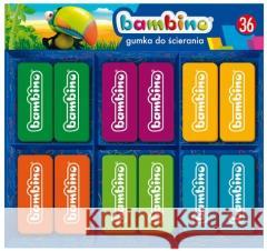 Gumka do ścierania (36szt) BAMBINO  5903235001628 St. Majewski - książka