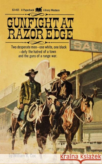 Gunfight at Razor Edge X                                        William R. Cox 9780446634656 Warner Books - książka