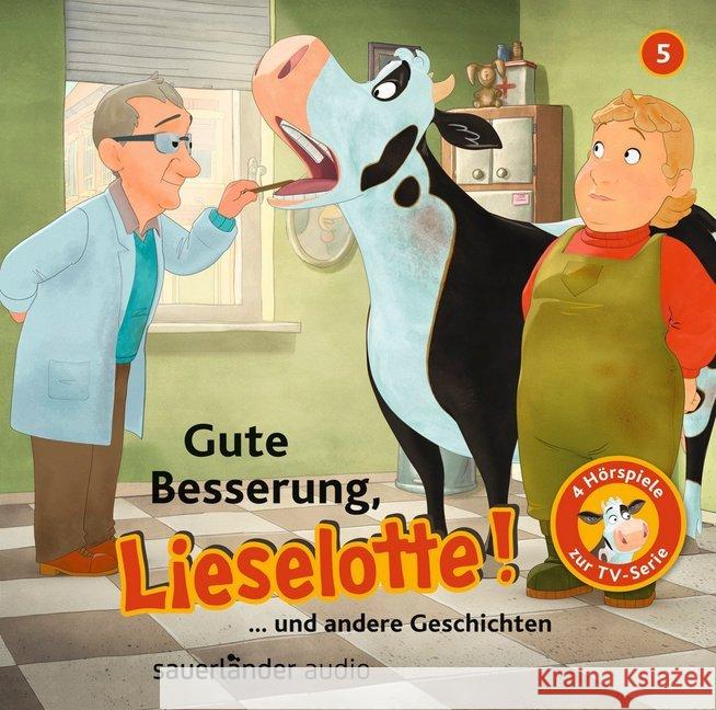 Gute Besserung, Lieselotte!, 1 Audio-CD : Vier Hörspiele - Folge 5, Hörspiel. Gekürzte Ausgabe Steffensmeier, Alexander; Krämer, Fee 9783839849453 Argon Sauerländer Audio - książka