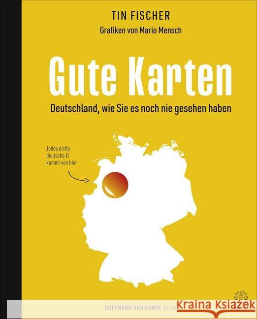 Gute Karten : Deutschland, wie Sie es noch nie gesehen haben Fischer, Tin 9783455008821 Hoffmann und Campe - książka