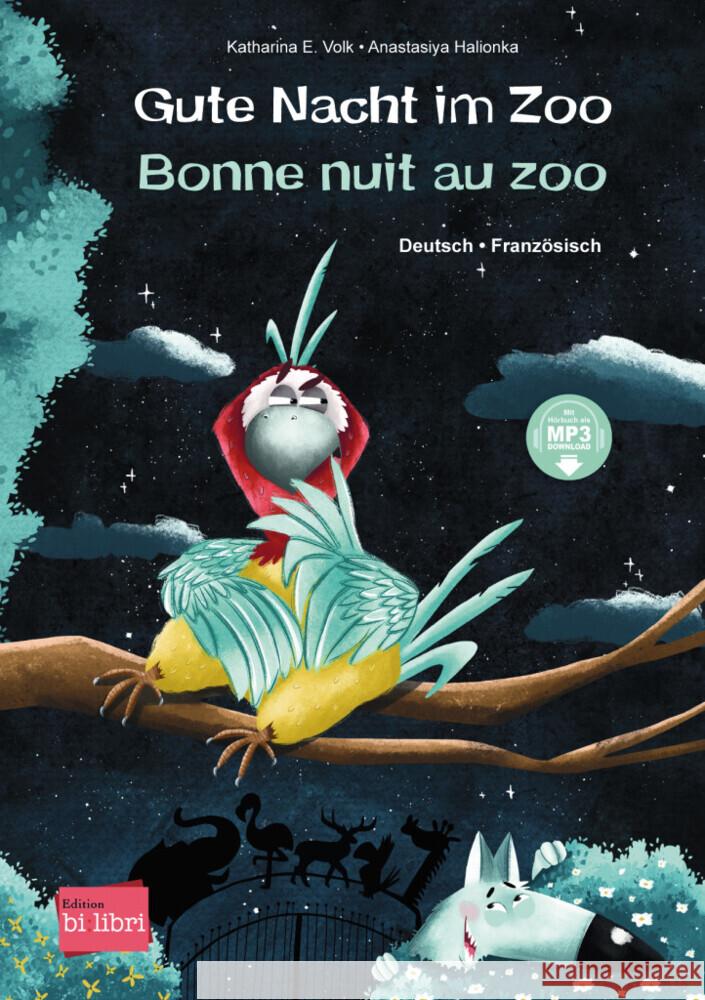 Gute Nacht im Zoo Volk, Katharina E. 9783190796021 Hueber - książka