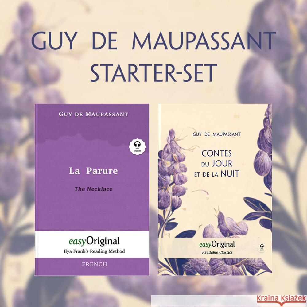 Guy de Maupassant (with 2 MP3 audio-CDs) - Starter-Set - French-English, m. 2 Audio-CD, m. 2 Audio, m. 2 Audio, 2 Teile Maupassant, Guy de 9783991127048 EasyOriginal - książka
