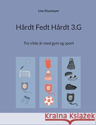 H?rdt Fedt H?rdt 3.G: Tre vilde ?r med gym og sport Lise Kissmeyer 9788771701609 Bod - Books on Demand - książka