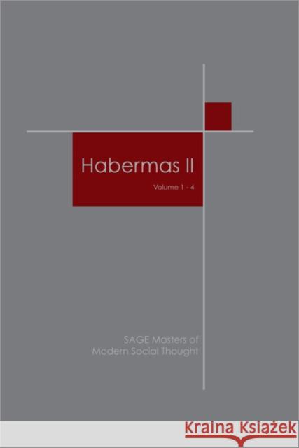 Habermas II David Rasmussen James Swindal 9781412948371 Sage Publications (CA) - książka