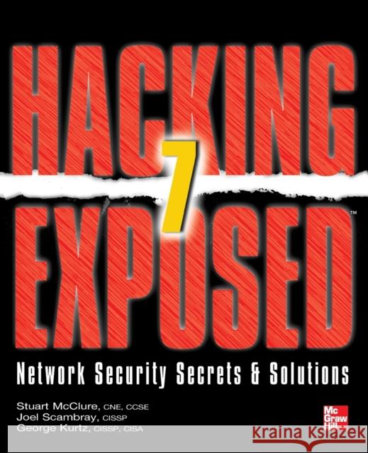 Hacking Exposed 7 George Kurtz 9780071780285 McGraw-Hill Education - Europe - książka