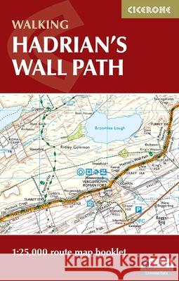 Hadrian's Wall Path Map Booklet: 1:25,000 OS Route Mapping Richards, Mark 9781786311511 Cicerone Press - książka