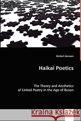 Haikai Poetics Herbert Jonsson 9783639047165 VDM Verlag - książka