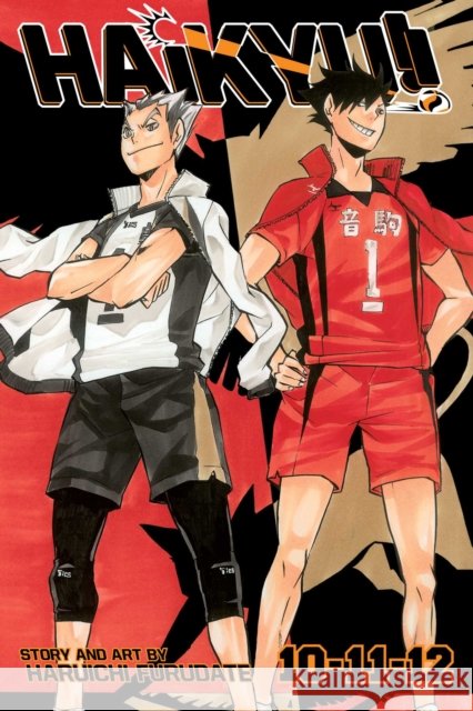Haikyu!! (3-in-1 Edition), Vol. 4: Includes vols. 10, 11 & 12 Haruichi Furudate 9781974752171 Viz Media - książka